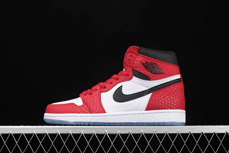 All categories Air Jordan Jordan series basketball shoes Air Jordan 1 High Pure original version Air Jordan 1 Retro High "Chicago Crystal" AJ1 Joe 1 New Chicago Spider-Man 555088-602
